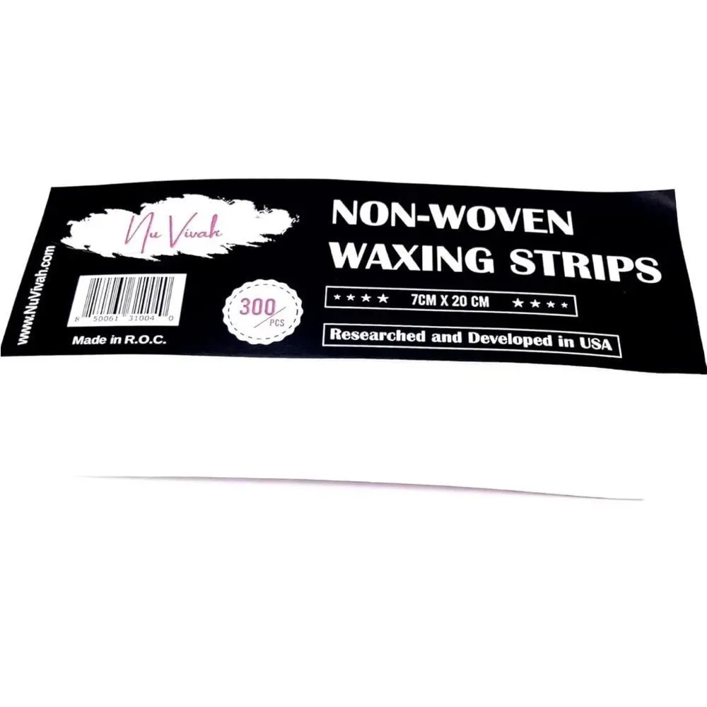 Non-Woven Hair Removing Waxing Strips Large (2.76 x 7.88 Inches) 300 Pack